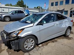 Hyundai Accent gls Vehiculos salvage en venta: 2013 Hyundai Accent GLS