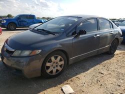 Salvage cars for sale from Copart San Antonio, TX: 2009 Honda Civic LX
