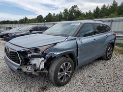 Salvage cars for sale at Memphis, TN auction: 2021 Toyota Highlander XLE