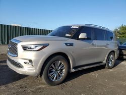 Salvage cars for sale from Copart Finksburg, MD: 2019 Infiniti QX80 Luxe