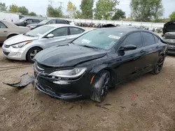 Salvage cars for sale at Elgin, IL auction: 2015 Chrysler 200 S