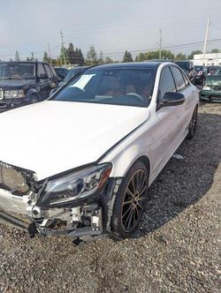 Salvage cars for sale at London, ON auction: 2020 Mercedes-Benz C 300 4matic