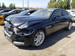 Salvage cars for sale from Copart Rancho Cucamonga, CA: 2016 Jaguar XF Prestige
