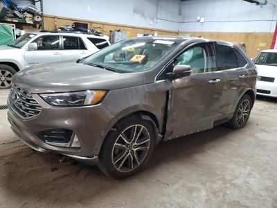 Salvage cars for sale from Copart Kincheloe, MI: 2019 Ford Edge Titanium