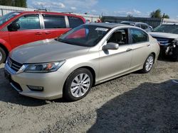 Salvage cars for sale from Copart Arlington, WA: 2013 Honda Accord EXL
