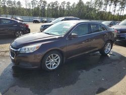 Salvage cars for sale at Harleyville, SC auction: 2015 Chevrolet Malibu 1LT