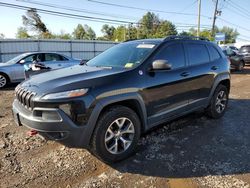 Jeep salvage cars for sale: 2014 Jeep Cherokee Trailhawk