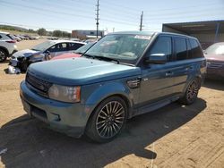 Salvage cars for sale from Copart Colorado Springs, CO: 2012 Land Rover Range Rover Sport HSE Luxury