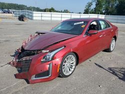 Salvage cars for sale at Dunn, NC auction: 2017 Cadillac CTS Premium Luxury