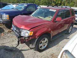 Salvage cars for sale from Copart Savannah, GA: 2012 Ford Escape Limited
