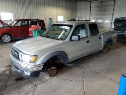 Salvage cars for sale from Copart Franklin, WI: 2002 Toyota Tacoma Double Cab Prerunner