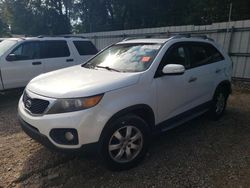 Salvage cars for sale from Copart Midway, FL: 2012 KIA Sorento Base