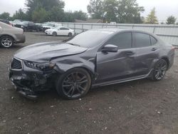 Salvage cars for sale at Finksburg, MD auction: 2019 Acura TLX Technology