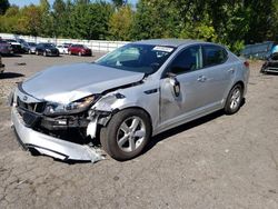 Salvage cars for sale from Copart Portland, OR: 2015 KIA Optima LX