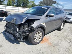 Salvage cars for sale at Spartanburg, SC auction: 2017 KIA Sorento LX