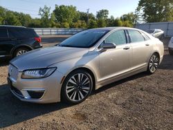 Salvage cars for sale from Copart Columbia Station, OH: 2017 Lincoln MKZ Reserve