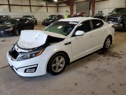 Salvage cars for sale from Copart Lansing, MI: 2015 KIA Optima LX