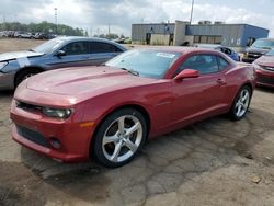 Salvage cars for sale at Woodhaven, MI auction: 2015 Chevrolet Camaro LT
