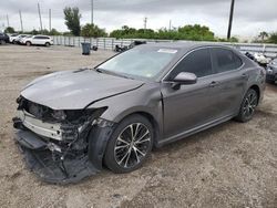 Salvage cars for sale from Copart Miami, FL: 2018 Toyota Camry L