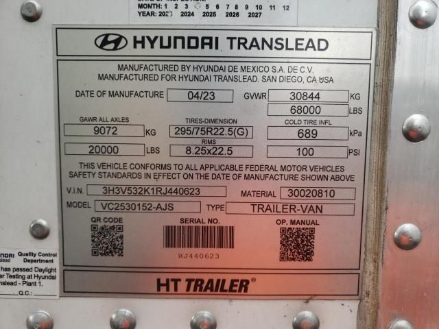 2024 Hyundai Trailers Van TRL