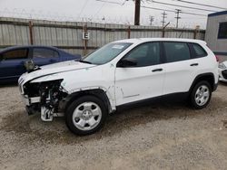 Salvage cars for sale from Copart Los Angeles, CA: 2017 Jeep Cherokee Sport