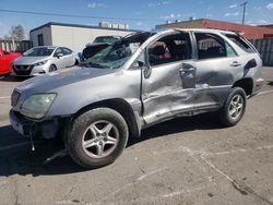 Salvage cars for sale from Copart Anthony, TX: 2001 Lexus RX 300