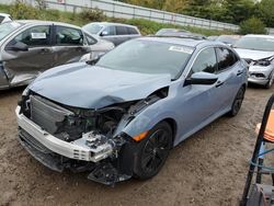 Honda salvage cars for sale: 2018 Honda Civic EX