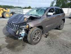 Salvage cars for sale at Dunn, NC auction: 2018 Jeep Grand Cherokee Limited