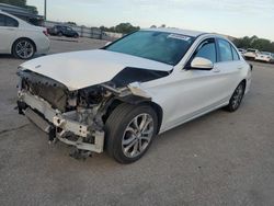 Mercedes-Benz c300 salvage cars for sale: 2015 Mercedes-Benz C300