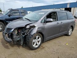 Salvage cars for sale from Copart Woodhaven, MI: 2011 Toyota Sienna LE