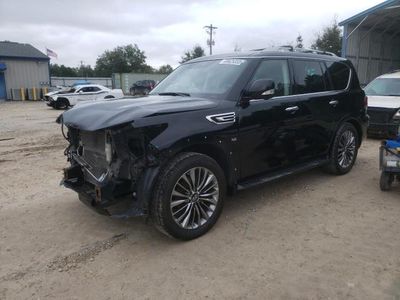 Salvage cars for sale from Copart Midway, FL: 2018 Infiniti QX80 Base