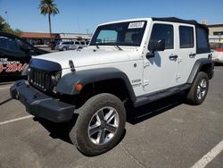 Vehiculos salvage en venta de Copart Phoenix, AZ: 2017 Jeep Wrangler Unlimited Sport