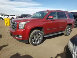 Salvage cars for sale at Brighton, CO auction: 2015 GMC Yukon SLT