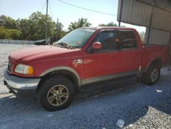 Salvage cars for sale from Copart Cartersville, GA: 2002 Ford F150 Supercrew
