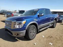 Salvage cars for sale at Brighton, CO auction: 2017 Nissan Titan SV