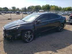 Salvage cars for sale at Pennsburg, PA auction: 2020 Ford Fusion Titanium