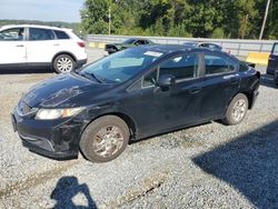 Salvage cars for sale from Copart Concord, NC: 2013 Honda Civic LX