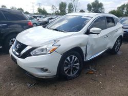 Salvage cars for sale at Elgin, IL auction: 2017 Nissan Murano S