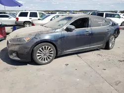 Salvage cars for sale at Grand Prairie, TX auction: 2017 KIA Cadenza Premium