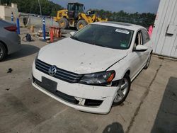 Salvage cars for sale from Copart Windsor, NJ: 2012 Volkswagen Passat SE