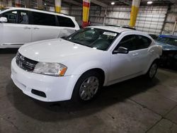 Salvage cars for sale from Copart Woodburn, OR: 2014 Dodge Avenger SE