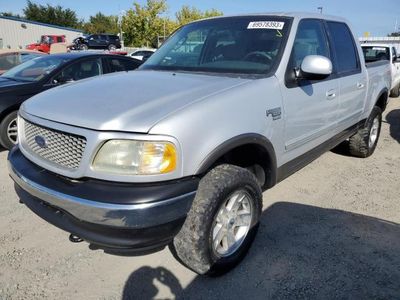 Salvage cars for sale from Copart Sacramento, CA: 2002 Ford F150 Supercrew