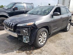 Jeep Cherokee Limited salvage cars for sale: 2015 Jeep Cherokee Limited