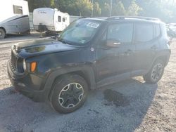 Jeep Renegade salvage cars for sale: 2016 Jeep Renegade Trailhawk