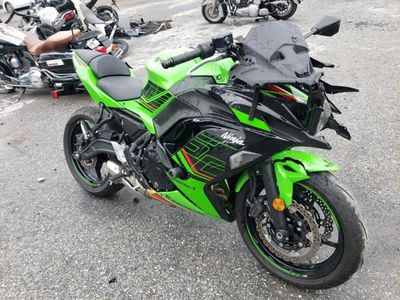 Salvage cars for sale from Copart York Haven, PA: 2023 Kawasaki EX650 R