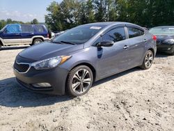 Salvage cars for sale from Copart Candia, NH: 2015 KIA Forte EX