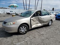 Salvage cars for sale from Copart Van Nuys, CA: 2003 Toyota Camry LE
