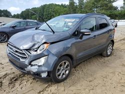 Salvage cars for sale at Seaford, DE auction: 2019 Ford Ecosport SE