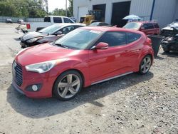 Salvage cars for sale at Savannah, GA auction: 2013 Hyundai Veloster Turbo