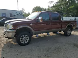 Salvage trucks for sale at Lyman, ME auction: 2007 Ford F350 SRW Super Duty